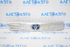 Trunk door molding Toyota Prius V 12-17 with emblem no 1 fastener