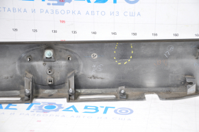 Trunk door molding Toyota Prius V 12-17 with emblem no 1 fastener