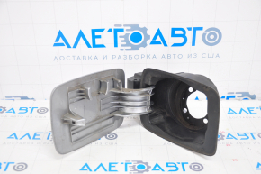 Fuel filler flap with housing Hyundai Sonata 11-15 broken mount, torn seal
