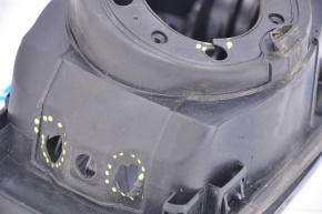 Fuel filler flap with housing Hyundai Sonata 11-15 broken mount, torn seal