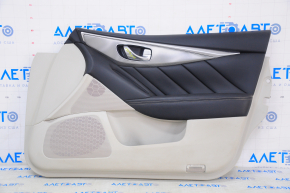 Door trim card front right Infiniti Q50 14-15 gray