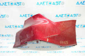 Rear bumper bare Toyota Camry v70 18-24 L/LE/XLE without parking sensors red 3T3, torn, pressed, broken fastener, tears