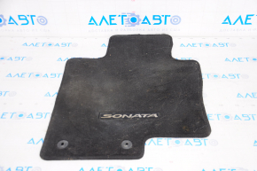 Carpet interior front left Hyundai Sonata 11-15 cloth black
