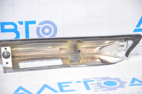 Lexus RX350 RX450h trunk door molding 10-15 chrome under the camera, cracks, no 2 fasteners, scratch