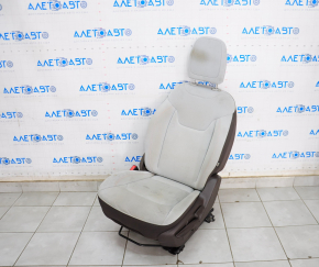 Driver's seat Jeep Renegade 15-17 without airbag, mechanics, cloth, gray with brown, for dry cleaning