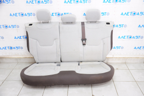 Rear row of seats 2nd row Jeep Renegade 15-23 cloth, gray with brown, dry cleanable