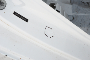 Quarter wing rear right Hyundai Sonata 15-19 white, putty, butt, on the body