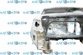Quarter wing rear left Hyundai Sonata 15-19 white, butt, on the body