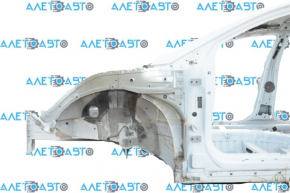 Front left quarter Hyundai Sonata 15-19 white on the body