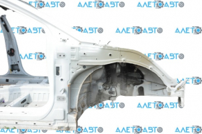 Front right quarter Hyundai Sonata 15-19 white on the body