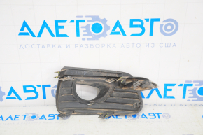 Left fog light frame Infiniti Q50 14-17 chrome, broken fasteners