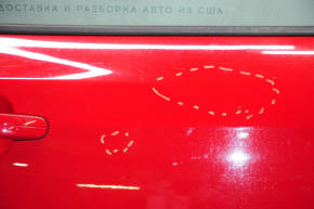 Door assembly rear right Ford Focus mk3 11-18 red PQ, dents, chip