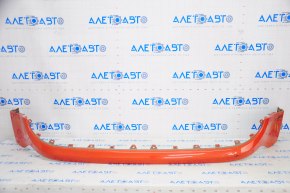 Front bumper upper part Jeep Renegade 15-18 pre-rest, orange, torn