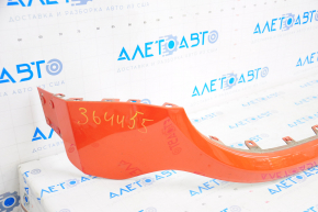 Front bumper upper part Jeep Renegade 15-18 pre-rest, orange, torn