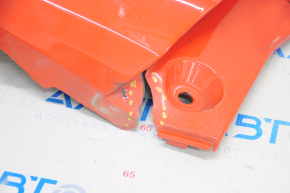 Rear bumper bare right fang Jeep Renegade 15-23 orange, tears, broken fasteners
