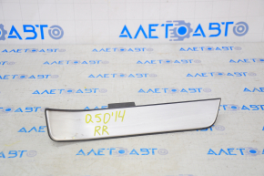 Door sill trim rear right outer Infiniti Q50 14-20 chrome