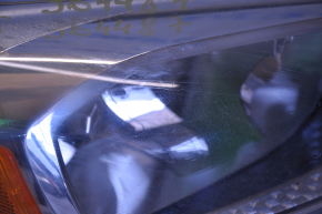 Headlight front right bare Ford Focus mk3 15-18 rest halogen, light, spider web, for polishing