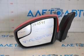 Left side mirror complete Ford Focus mk3 15-18 rest 5 pins, turn signal, red