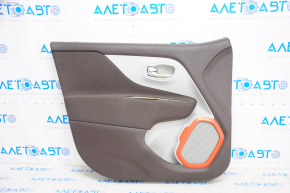 Door trim card front left Jeep Renegade 15- rag brown with gray