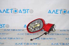 Left side mirror assembly Dodge Challenger 15-19 rest 5 pins, heated, red