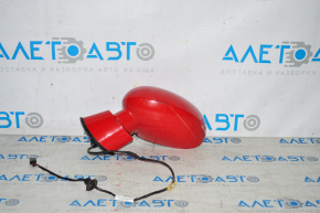 Left side mirror assembly Dodge Challenger 15-19 rest 5 pins, heated, red