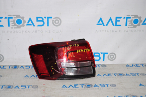 Light outer wing left VW Jetta 16-18 USA halogen dark, broken glass