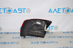 Light outer wing left VW Jetta 16-18 USA halogen dark, broken glass