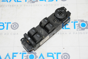 Front left window lift control Ford Focus mk3 11-18 black, 4 buttons, 1 auto