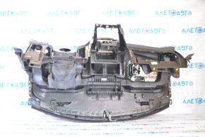 Dashboard front panel with AIRBAG Ford Focus mk3 15-18 rest black, fastening broken