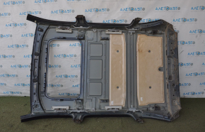 Metal roof of Porsche Cayenne 958 11-17 under the sunroof, sawed off, dented, bumps