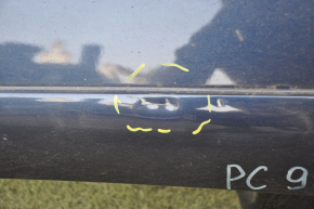 Metal roof of Porsche Cayenne 958 11-17 under the sunroof, sawed off, dented, bumps