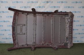 Metal roof of a Nissan Murano z51 09-14 without a sunroof, sawed off, dented
