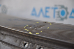 Metal roof for a Mercedes W164 ML with a sunroof, sawn off and dented.