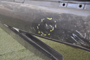 Metal roof for a Mercedes W164 ML with a sunroof, sawn off and dented.