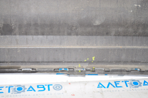 Bare rear bumper VW Jetta 15-18 USA Brown LH8Z, cracked, dented, scuffed, scratches, cracked