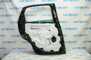 Door assembly rear left Fiat 500L 14-19 green PGQ