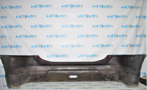 Rear bumper bare Nissan Rogue 14-16 red, scratches