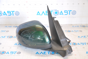 Side mirror right complete Fiat 500L 14-19 7 pins, green, scratches