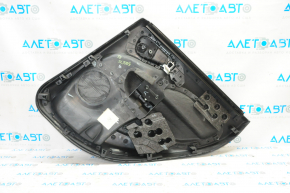 Door trim card rear left Fiat 500L 14-17 black with gray insert cloth, cut, scratches