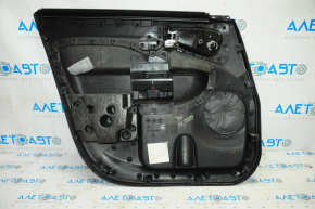 Door trim card front right Fiat 500L 14-17 black with gray insert, tear, scratches, for dry cleaning
