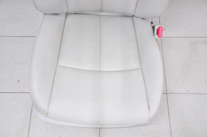 Passenger seat Infiniti Q50 14-16 with airbag, electric, leather, gray, dry-cleanable