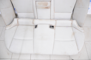 Rear row of seats 2nd row Infiniti Q50 14-16 grey leather, separate backrest for dry cleaning