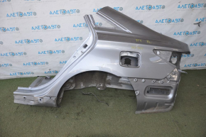 Quarter wing rear left Hyundai Sonata 11-12 silver, poke