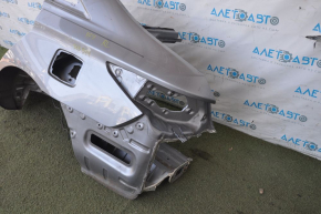 Quarter wing rear left Hyundai Sonata 11-12 silver, poke