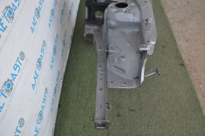 Front quarter left Hyundai Sonata 11-15 silver with central pillar, pokes