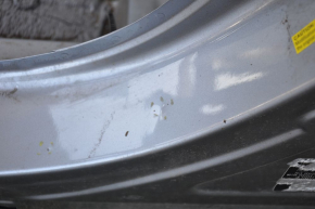 Front quarter left Hyundai Sonata 11-15 silver with central pillar, pokes
