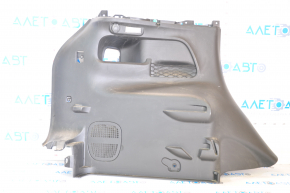 Left arch trim Fiat 500L 14-19 black scratches, broken fastener, without plug