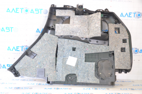 Left arch trim Fiat 500L 14-19 black scratches, broken fastener, without plug