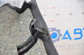 Left arch trim Fiat 500L 14-19 black scratches, broken fastener, without plug