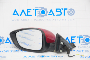 Side mirror left complete Honda Accord 18-22 3 pins, red